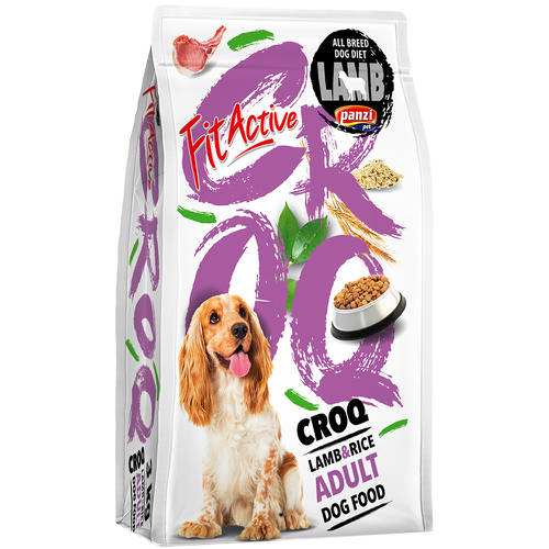 FitActive CROQ Premium Lamb&Rice Adult - száraztáp (bárány,rizs) felnőtt kutyák részére (3kg)