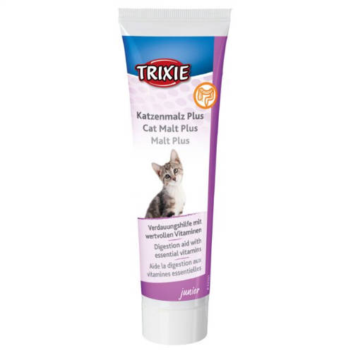 KT24: Trixie Cat Malt Plus paste - jutalomfalat (lazacos paszta) macskák részére (100g)
