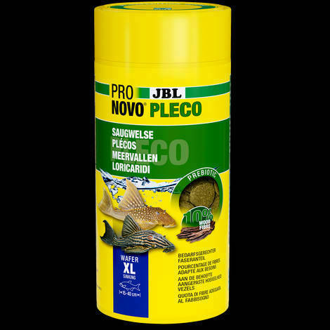 JBL ProNovoPleco - Tablettás eledel (XL-es méret) növényevő harcsák részére (15-40cm) 1l/510g