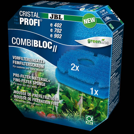 JBL CP e4/7/902 CombiBloc II. - készlet előszűrő betétekkel és szűrőhabbal a CristalProfi e szűrőhöz (02)(KIZÁRÓLAG RENDELÉSRE!)