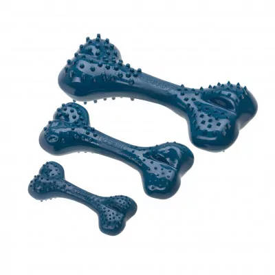 Comfy Blueberry Dental Bone - fogtisztítós játék (csont) kutyák részére (12,5x5x3cm)