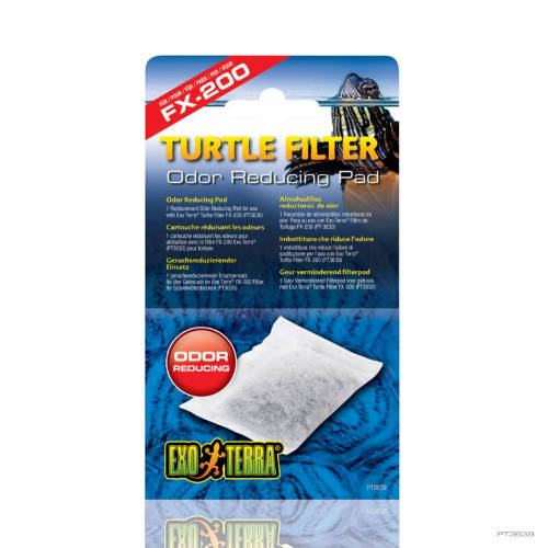 Exo-Terra Turtle Filter Odor Reducing Pad - szagcsökkentő párna (FX-200,FX350) teknősszűrőkhöz (1db)