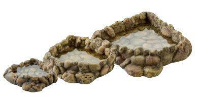 Hagen Exo Terra Corner Water Dish Large - itatótál (sziklás) terráriumokba (16x18x5,5cm)