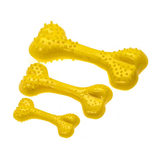 Comfy Pineapple Dental Bone - fogtisztítós játék (csont) kutyák részére (8,5x4x2cm)