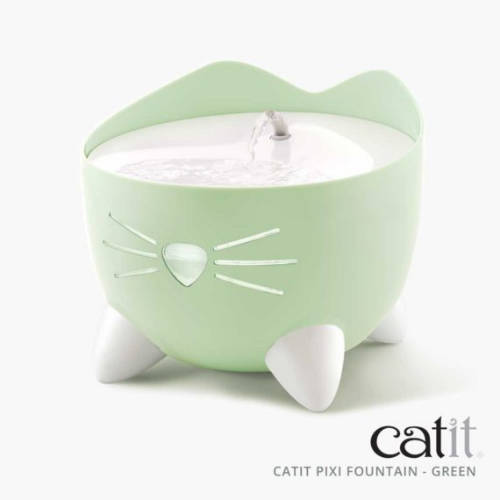 Catit Pixie Cat Drinking Fountain  - ívókút (mentazöld) macskák részére (2,5 liter)