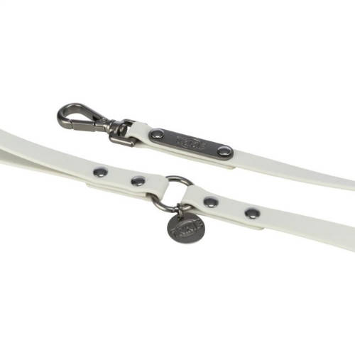 KT25.Trixie CityStyle Lead (L-XL) - póráz (PVC bevonattal/ világosszürke) kutyák részére (1m/20mm)