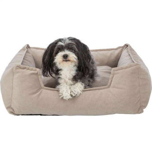 Trixie Talia bed - szögletes, peremes ágy (homokszín) kutyák részére (80x65cm)