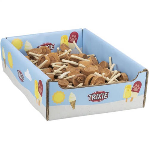 Trixie 315431 Premio Lollipop with Duck & Rawhide, bulk, - jutalomfalat (kacsás)nyalóka kutyák részére (8cm/10g) - ömlesztve (150db/csomag)