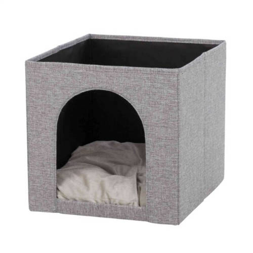 Trixie Cave for shelves - polcos bújó (szürke, IKEA Kallax polchoz ) macskák részére (33x33x37cm)(KIZÁRÓLAG RENDELÉSRE!)