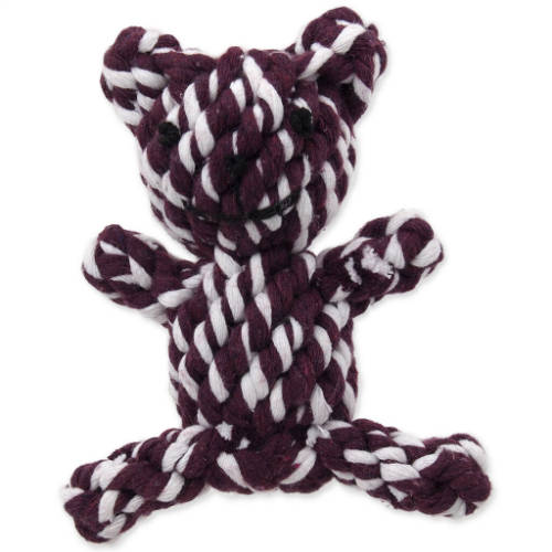 ReptiPlnet Bear cotton rope toy - játék (rágókötél, medve forma) kutyák részére (13cm)