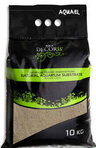 AquaEl 10kg Natural Aquvarium Substrate - Akváriumi dekorkavics (kvarchomok) 0,4-1,2mm (10kg)