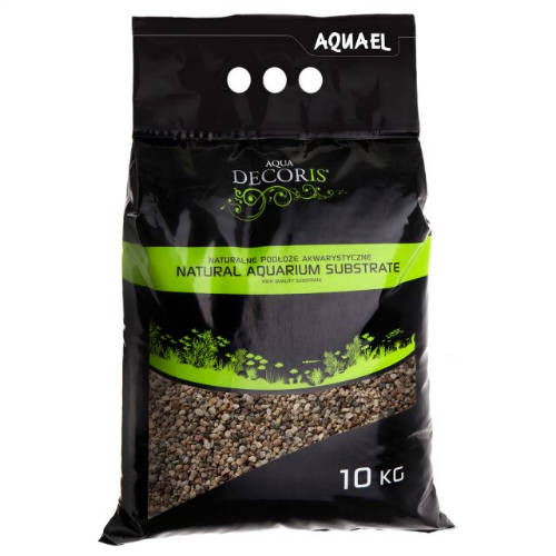 AquaEl 10kg Natural Aquarium Substrate - akvárium dekorkavics (multicolor) 3-5mm (10kg)