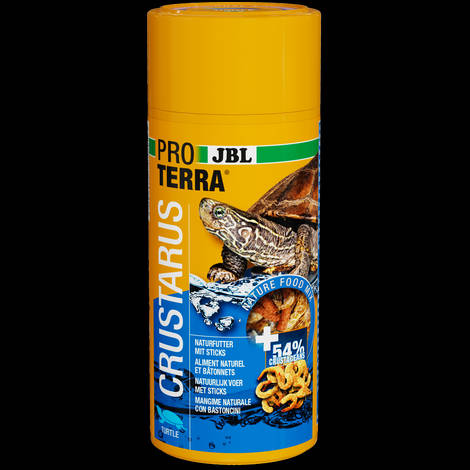 JBL PROTERRA Crustarus - teljes értékű táplálékkeverék (rák,hal,garnéla és stick) vízi- és tavi teknősök számára  (250ml/45g)