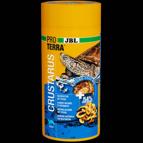 JBL PROTERRA Crustarus - teljes értékű táplálékkeverék (rák,hal,garnéla és stick) vízi- és tavi teknősök számára (1000ml/210g)