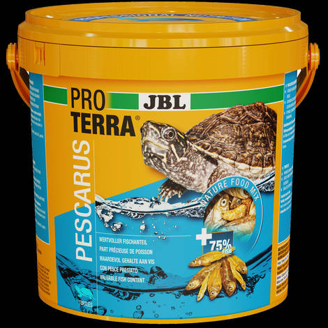 JBL PROTERRA Pescarus - kiegészítő eleség (egész hal, garnéla) mocsári és vízi teknősök részére (2,5liter/490g)