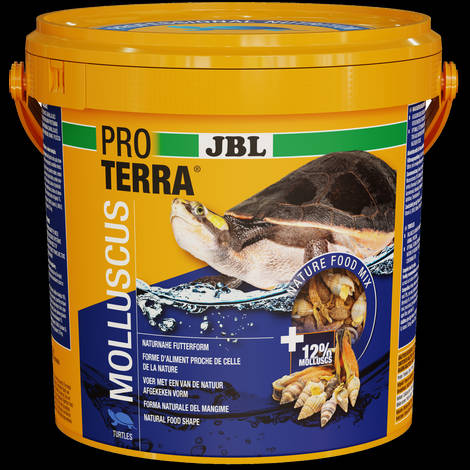 JBL PROTERRA Molluscus - kiegészítő eleség (csigák,gammarus, vízi rovarok) vízi és tavi teknősök részére (2,5liter/650g)