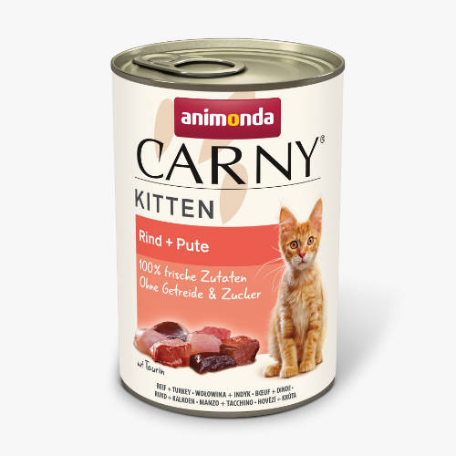 Animonda Carny Kitten beef, turkey - konzerv (marha,pulyka) kölyök macskák részére (400g)