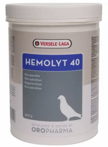 PR.Oropharma Hemolyt 40 - kiegészítő eleség (elektrolit, fehérje) galambok részére (500g)(KIZÁRÓLAG RENDELÉSRE!)