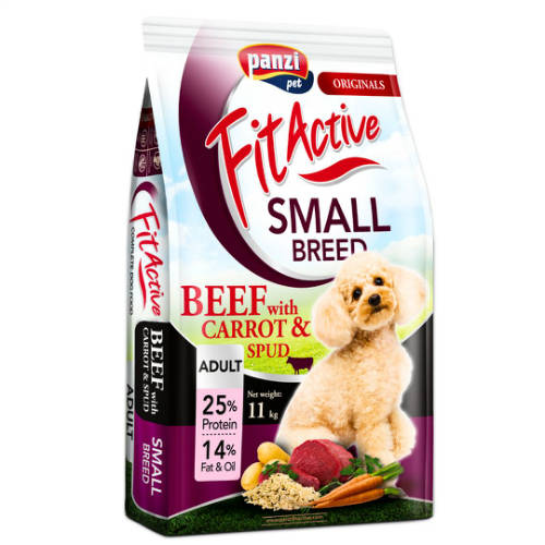 FitActive ORIGINALS SMALL BREED REGULAR Beef with Carrots and Spud (marha, sárgarépa, burgonya) 11kg