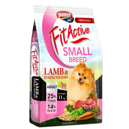 FitActive ORIGINALS SMALL BREED ADULT HYPOALLERGENIC Lamb&Spring Veggies (bárány&tavaszi zöldségek) 11 kg