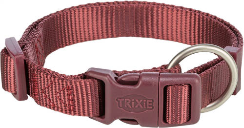 trixie premium - nyakörv -sangria málna - (S-M) 30-34cm/15mm