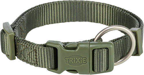 Trixie Premium Collar - nyakörv (olívazöld) kutyák részére (S) 25-40cm/15mm