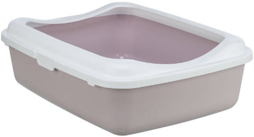Trixie Litter Tray - peremes macska wc (világos lila/fehér) macskák részére (37x15x48cm)