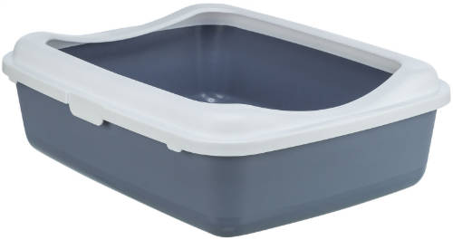 Trixie Litter Tray - peremes macska wc (lila/fehér) macskák részére (37x15x48cm)