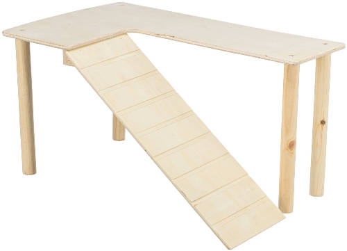 trixie Natural Living fa elem rámpával,rágcsálóknak 47x25x30cm