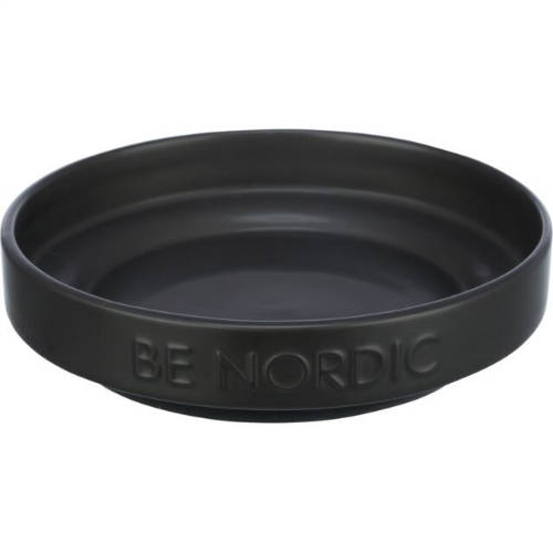 Trixie Slow feeding Ceramic Bowl - kerámia tál (fekete) kutyák részére (0,3l /ø16cm)