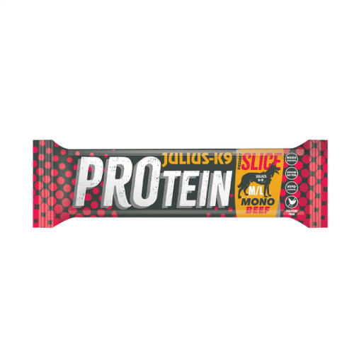 Julius K-9 Protein dessert Slice 50g Beef&Carrots - kutyák részére (55g)