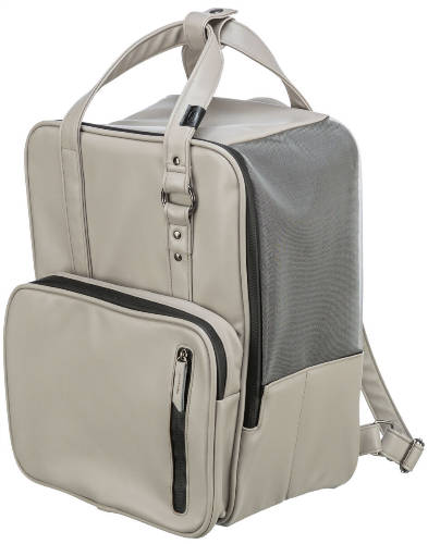 Trixie CityStyle Backpack -  hátizsák kutyák részére, 30x20x40cm, vil.szürke