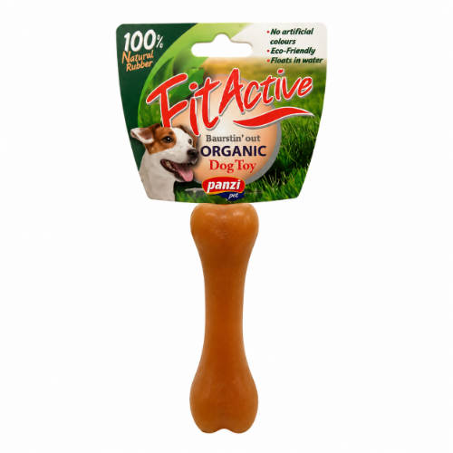 Fitactive natúr gumijáték csont S,kicsi 316024