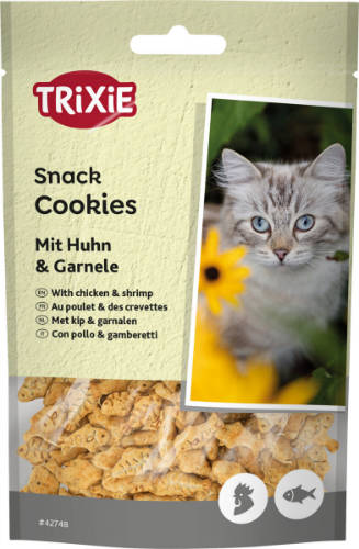 Trixie Cookies - jutalomfalat (csirke&rák) macskák részére (50g)