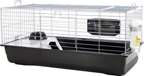 SAVIC Nero 3 Ketrec - ezüst-fekete színben 100x50x47cm