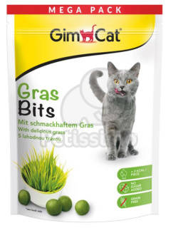 GimCat Grass Bits - jutalomfalat (zöldfű) felnőtt macskák részére (425g)