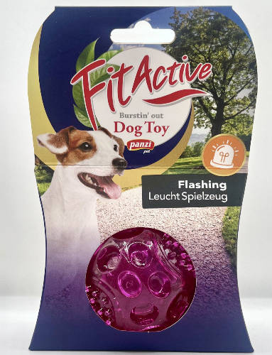 FitActive Flashing Ball - Villogó labda kutyák részére (6 cm)