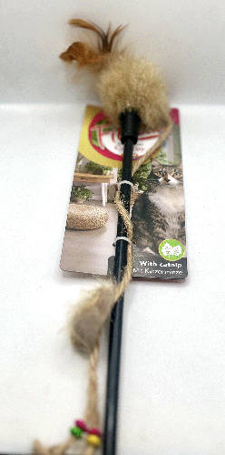 Fitactive Playing Rod - játék macskapeca (tollal) macskák részére (54cm)