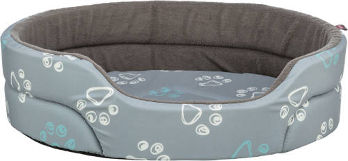 Trixie Jimmy Bed - cotton look, ovális formájú fekhely(szürke) kutyák részére (85x75cm)