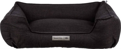 Trixie Talis Bed - négyszögletes, peremes fekhely (fekete) kutyák részére (80x60cm)