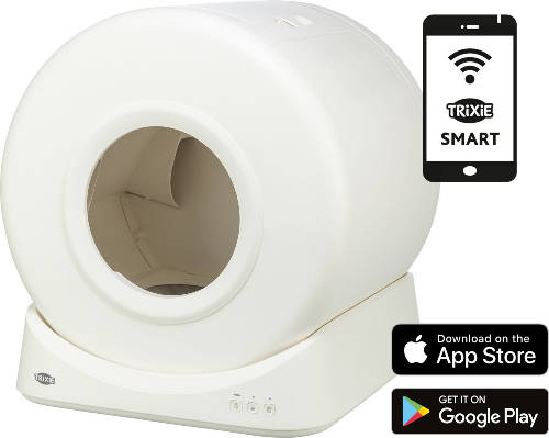 Trixie Smart cat toilet, plastic - okos macska WC, műanyag, 51x56x54cm, fehér