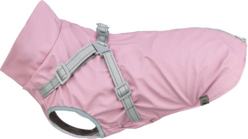 Trixie Pontis esőkabát,hámmal, XS:30cm, pink