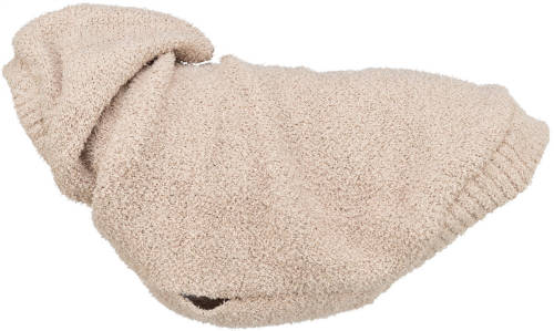 trixie 6801000 Carson kapucnis pulóver, XXS:18cm, homok