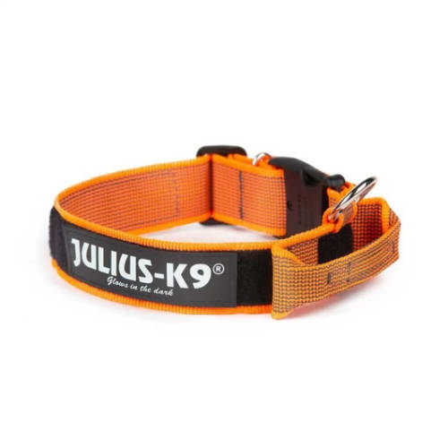 Julius K-9 Color&Gray nyakörv (50mm/49-70cm) szürke-narancs