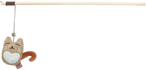 Trixie Playing rod with cat- cicapeca mosolygós cicával, 38cm
