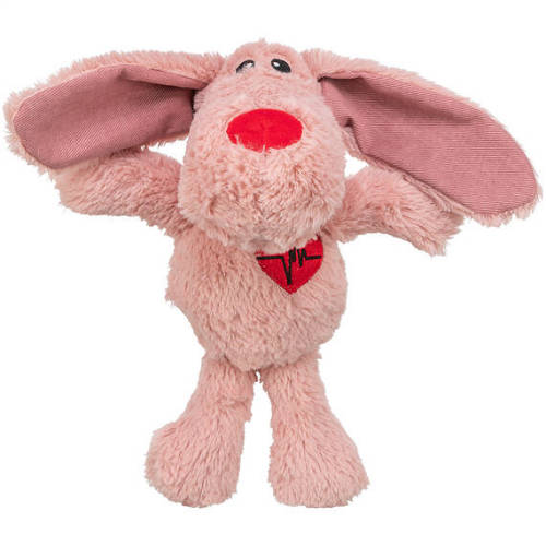 Dog Valentin, plush - Valentin napi kutya plüss, 28cm, pink