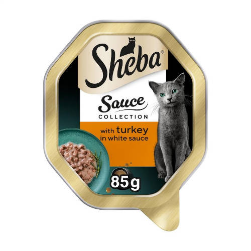 Sheba Adult Alutálcás - Pulyka szószban (85g)