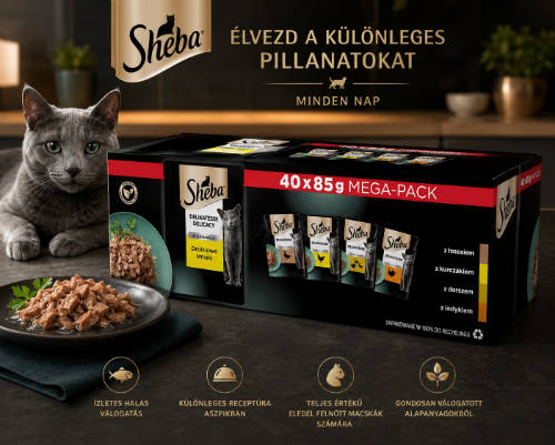 Sheba Adult Alutálcás - Halak aszpikban (85g)