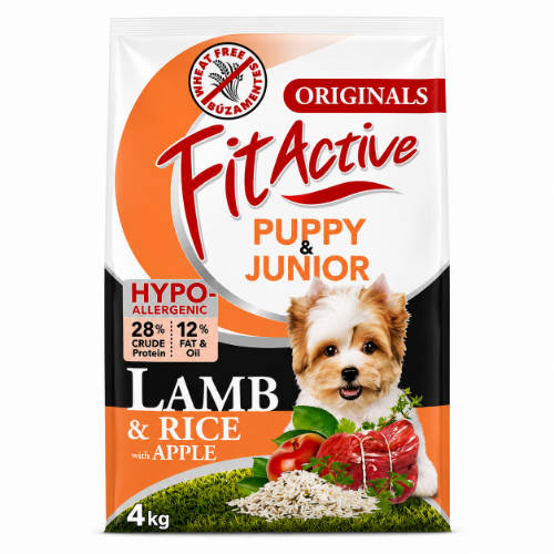 FitActive Wheatfree 4kg Puppy&Junior Hypoallergenic LAMB