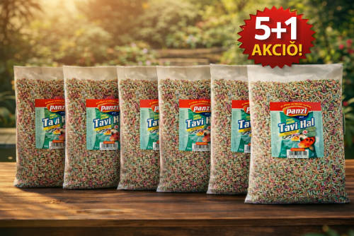 5 + 1 AKCIÓ - Panzi Tavi haltáp (Kukac Mix, zsákos) 5 x 5kg + 1 x 5kg AJÁNDÉK!